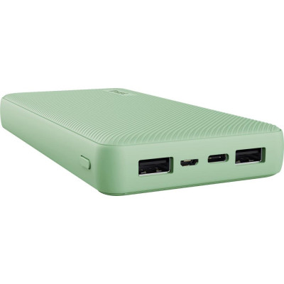 Зовнішній акумулятор (павербанк) Trust Primo Eco 20000mAh Green (25027)