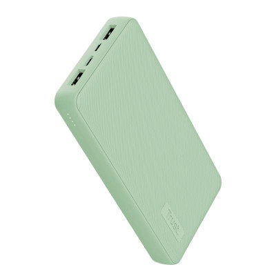 Зовнішній акумулятор (павербанк) Trust Primo Eco 20000mAh Green (25027)