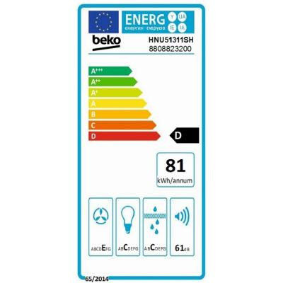 Витяжка, що вбудовується Beko HNU51311SH