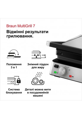 Електрогриль притискний Braun MultiGrill 7 CG 7020