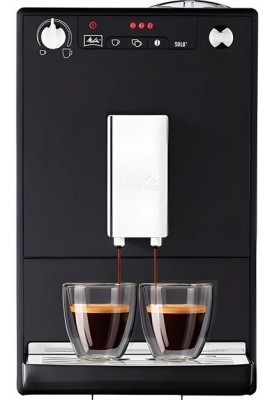 Капсульна кавоварка еспресо Melitta Caffeo Solo & Perfect Milk Black E957-201