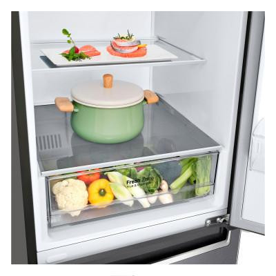 Холодильник із морозильною камерою LG GC-B459SLCL