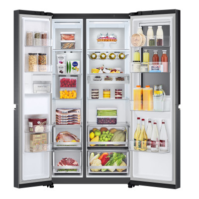 Холодильник із морозильною камерою LG GC-Q257CBFC