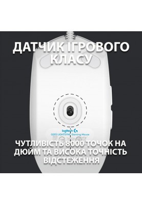 Миша Logitech G102 Lightsync USB White (910-005824, 910-005809)