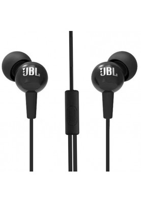 Навушники з мікрофоном JBL C100SI Black