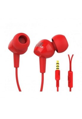 Навушники із мікрофоном JBL C100SI Red