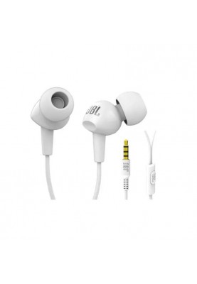 Навушники з мікрофоном JBL C100SI White