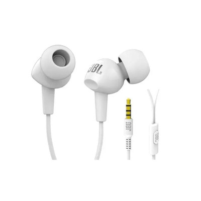 Навушники з мікрофоном JBL C100SI White