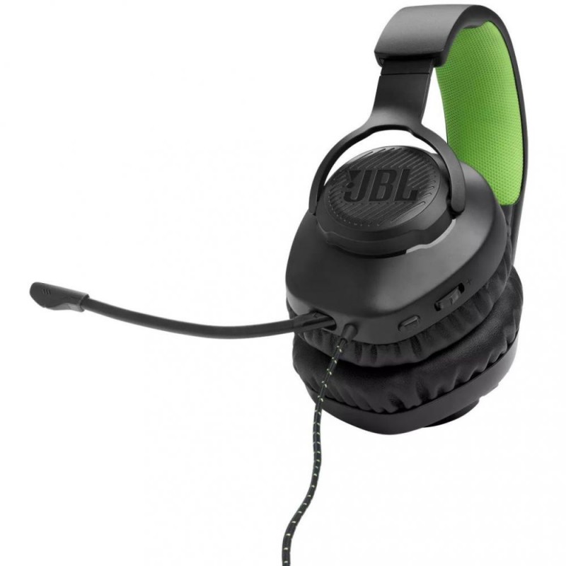 Навушники з мікрофоном JBL Quantum 100X Black (JBLQ100XBLKGRN)