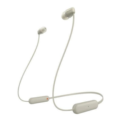 Навушники із мікрофоном Sony Sony WI-C100 Beige (WIC100C.CE7)