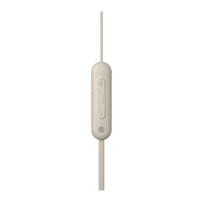 Навушники із мікрофоном Sony Sony WI-C100 Beige (WIC100C.CE7)