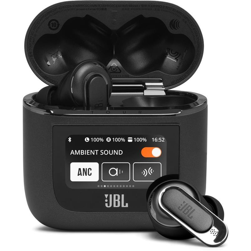 Навушники TWS JBL Tour Pro 2 Black (JBLTOURPRO2BLK)