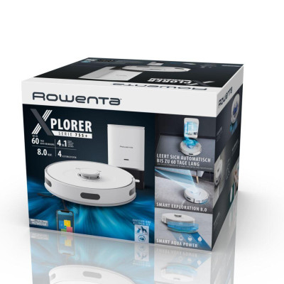 Робот-пилосос з вологим прибиранням Rowenta X-Plorer Serie 75 S+ RR8597WH