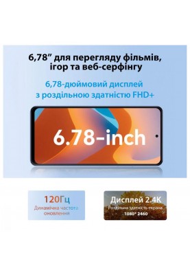 Смартфон Blackview Oscal Tiger 12 12/256GB Blue