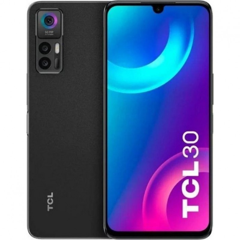 Смартфон TCL 30 4/64GB Tech Black (T676H-2ALCUA12)