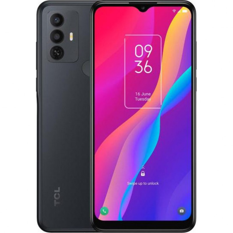 Смартфон TCL 30E 3/64GB Space Gray (6127I-2ALCUA12)