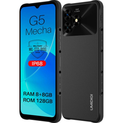Смартфон UMIDIGI G5 Mecha 8/128GB Graphite Black (6973553523002)