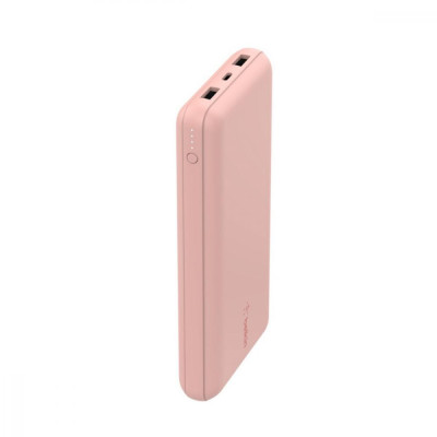 Зовнішній акумулятор (павербанк) Belkin 20000mAh 15W Dual USB-A, USB-C Rose Gold (BPB012BTRG)