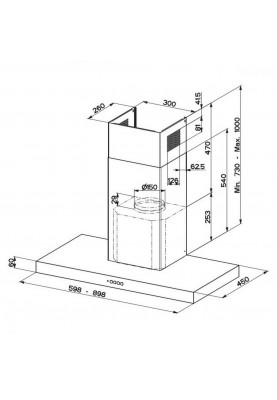 Витяжка Faber Stilo Comfort WH Matt A90 (325.0618.740)