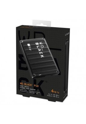 Жорсткий диск WD BLACK P10 Game Drive 4TB (WDBA3A0040BBK-WESN)