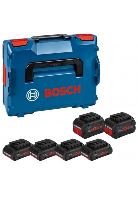 Акумуляторні батареї Bosch 4x PC18V4.0+2x PC18V Professional (1600A02A2T)