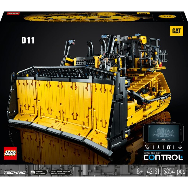 Авто-конструктор LEGO Бульдозер Cat D11 з Д/У (42131)