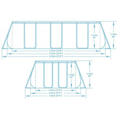Басейн каркасний Bestway 56456