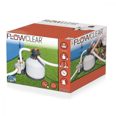 Bestway 58486, Фільтр-насос пісочний 9841 л/рік