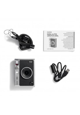 Фотокамера моментального друку Fujifilm Instax Mini EVO Black (16745157)