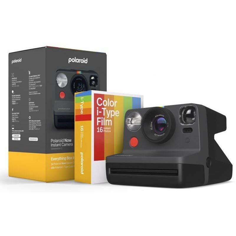 Фотокамера моментального друку Polaroid Now Gen 2 Black Everything Box (6248)