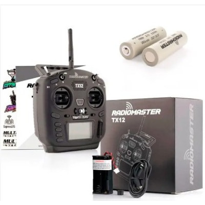 FPV пульт RadioMaster TX12 MKII ELRS M2 з акумуляторами 18650 RadioMaster (2 x 2500мАг)
