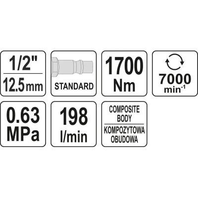 Гайковерт YATO YT-0954