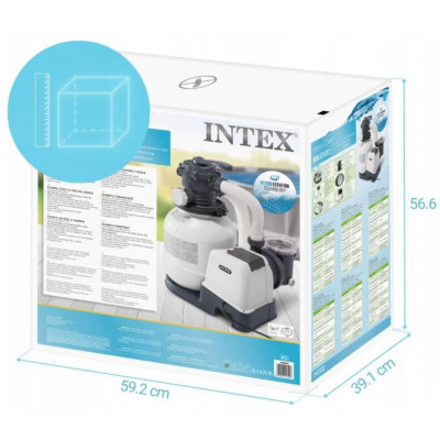 Intex Пісочний насос фільтруючий 26646 (7900 л/год, 23 кг) Krystal Clear