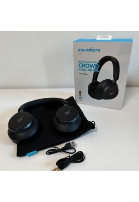 Навушники із мікрофоном Anker SoundCore Space One Jet Black (A3035G11)