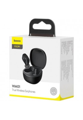 Навушники TWS Baseus Encok WM01 Black (NGWM01-01)