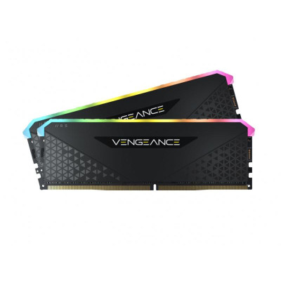Пам'ять для настільних комп'ютерів Corsair 16 GB (2x8GB) DDR4 3600 MHz Vengeance RGB RS (CMG16GX4M2D3600C18)