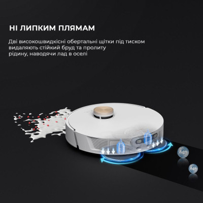 Робот-пилосос з вологим прибиранням Dreame Bot L20 Ultra Complete White