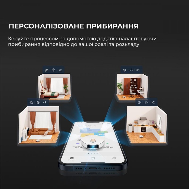 Робот-пилосос з вологим прибиранням Dreame Bot L20 Ultra Complete White