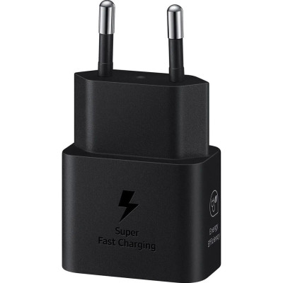Зарядний пристрій Samsung 25W PD Power Adapter (з Type-C cable) Black (EP-T2510XBE)