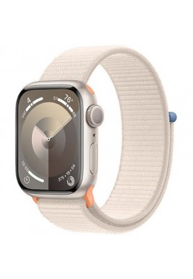 Смарт-годинник Apple Watch Series 9 GPS 41mm Starlight Aluminum Case w. Starlight S. Loop (MR8V3)