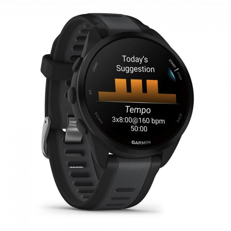 Смарт-годинник Garmin Forerunner 165 Music Black/Slate Gray (010-02863-30)