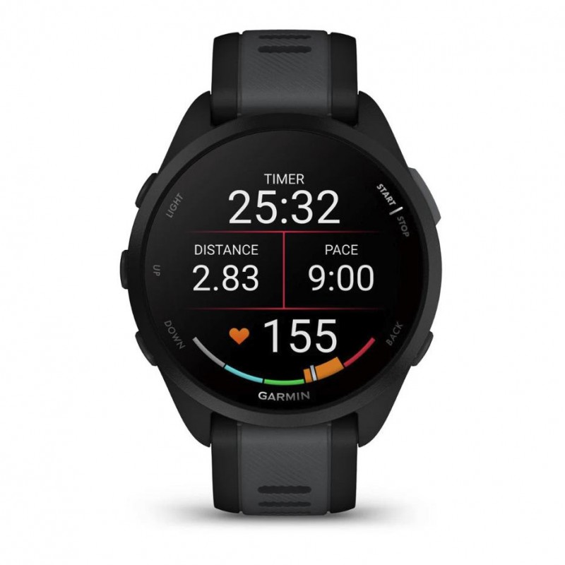 Смарт-годинник Garmin Forerunner 165 Music Black/Slate Gray (010-02863-30)