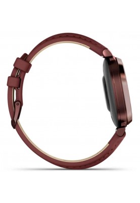 Смарт-годинник Garmin Lily 2 Classic Dark Bronze with Mulberry Leather Band (010-02839-03)