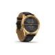 Смарт-годинник Garmin vivomove Luxe Pure Gold-Black Leather (010-02241-22)