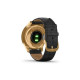 Смарт-годинник Garmin vivomove Luxe Pure Gold-Black Leather (010-02241-22)