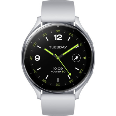 Смарт-годинник Xiaomi Watch 2 Sliver Case With Gray TPU Strap (BHR8034GL)