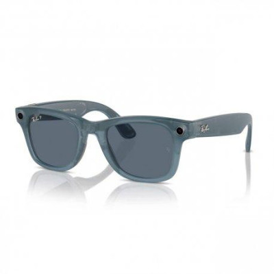 Смарт-окуляри Ray-Ban Meta Wayfarer Matte Jeans Frame Dusty Blue Lenses (RW4006 67552V 50-22)