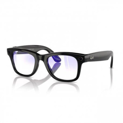 Смарт-окуляри Ray-Ban Meta Wayfarer Shiny Black Frame Clear Lenses (RW4006 601/SB 50-22)