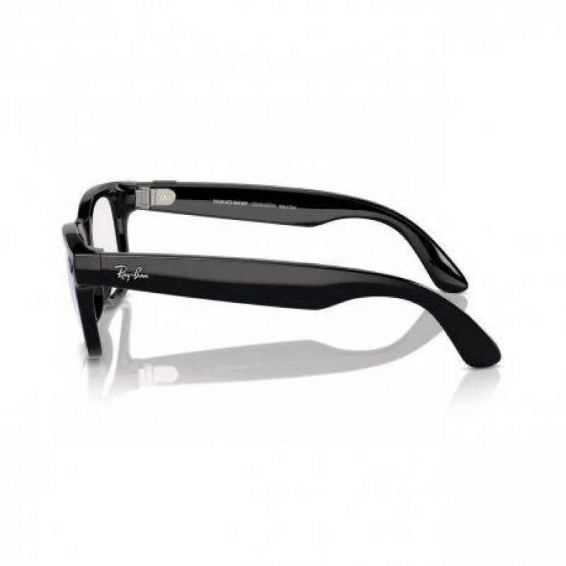 Смарт-окуляри Ray-Ban Meta Wayfarer Shiny Black Frame Clear Lenses (RW4006 601/SB 50-22)
