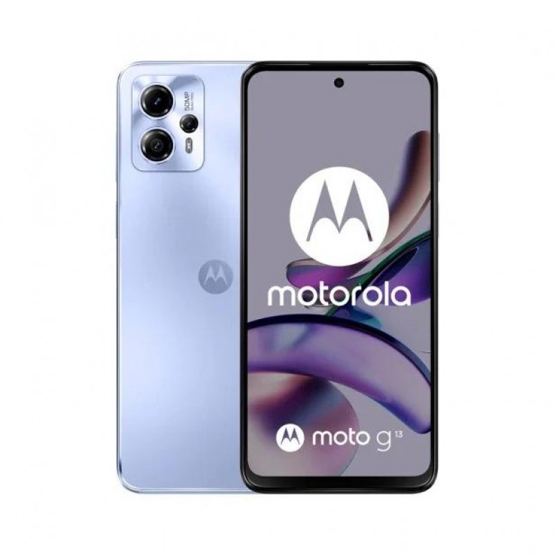 Смартфон Motorola Moto G13 4/128GB Lavender Blue (PAWV0014)